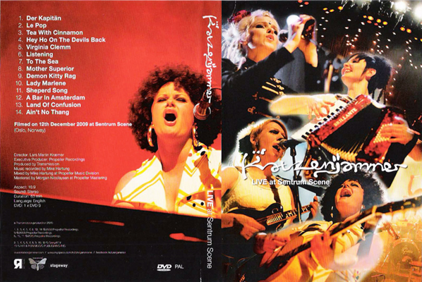 Photo of Various live shots for Katzenjammer concert DVD release (2010)