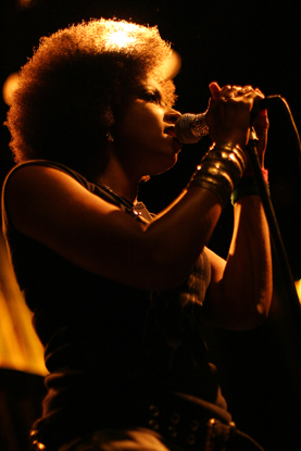 Photo of Meshell Ndegeocello's backing singer